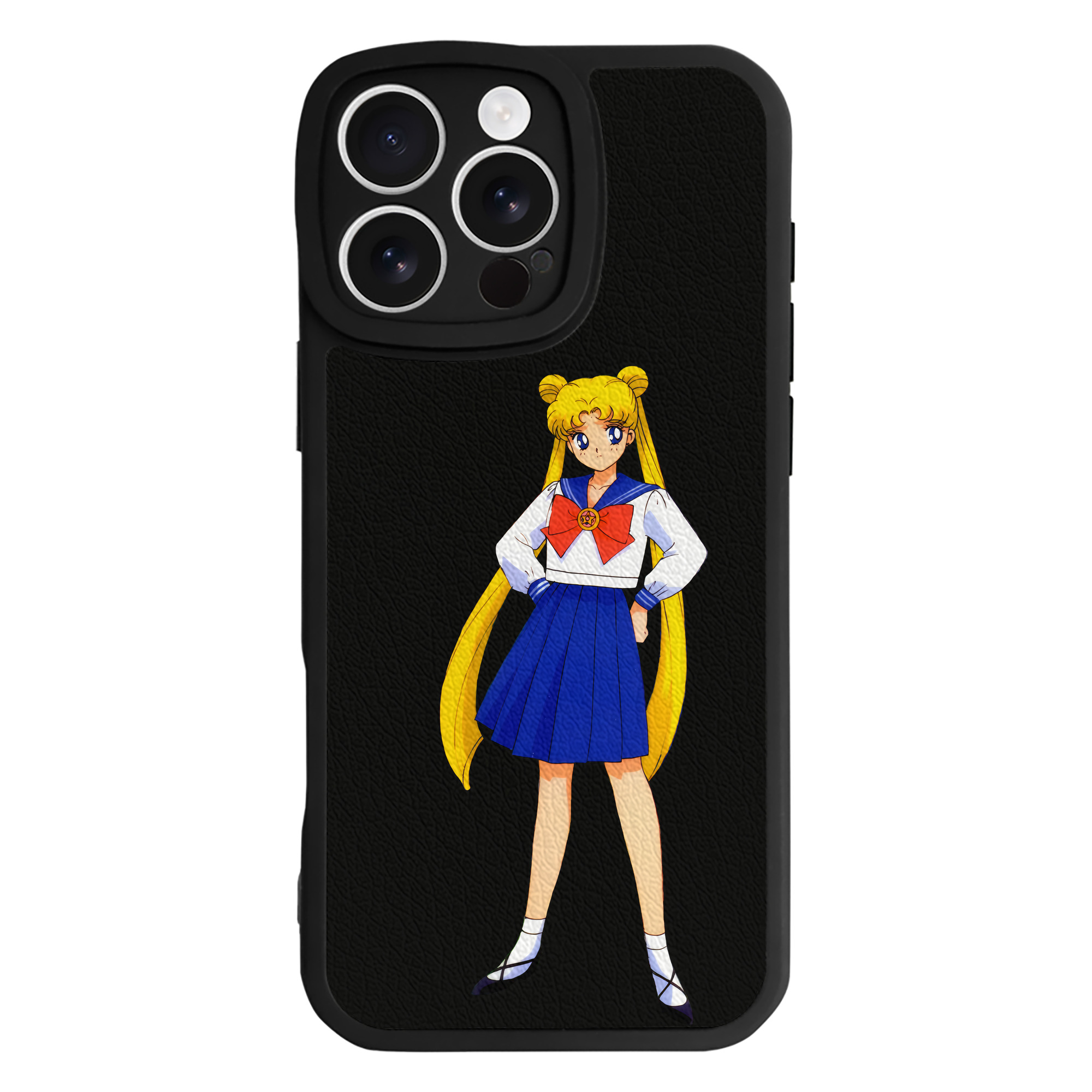 （画像用） 美少女戦士セーラームーン 愛野 美奈子 あいの みなこ Sailor Moon Aino Minako 【iPhone 16シリーズ対応】シリコンスマホケース（レザー調） 材質：シリコン